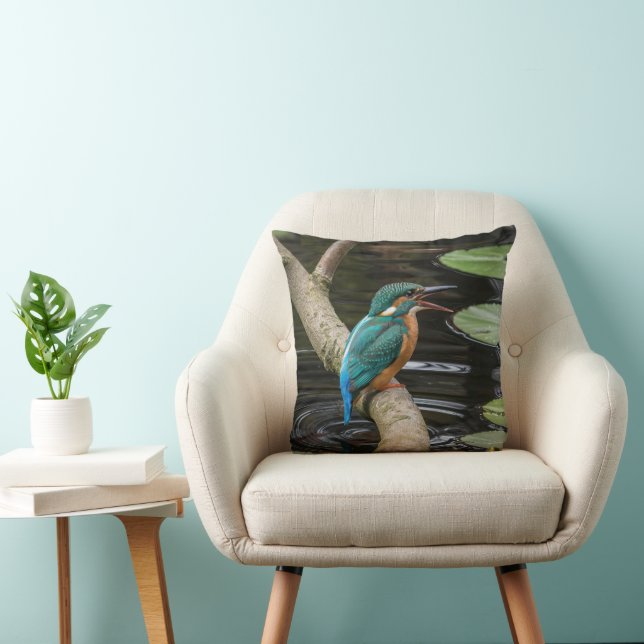 Cojín Decorativo Kingfisher Bird (Silla)