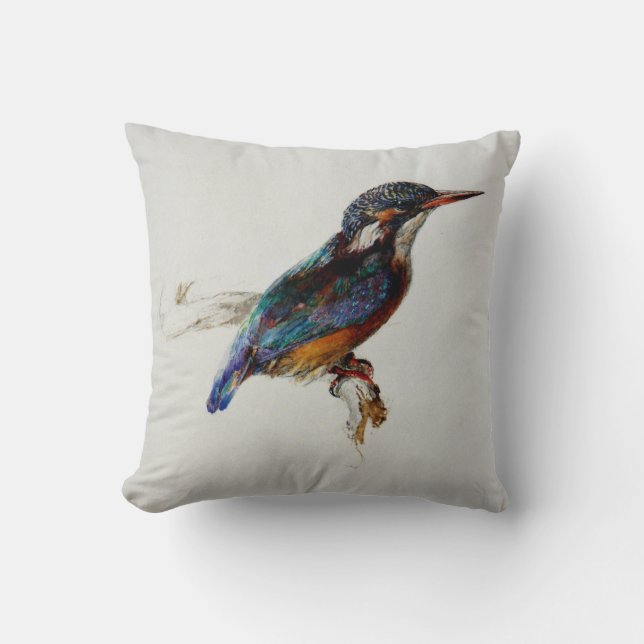 Cojín Decorativo Kingfisher (por John Ruskin) (Anverso)
