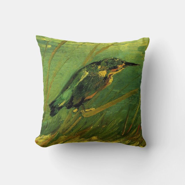 Cojín Decorativo Kingfisher por Vincent van Gogh (Anverso)