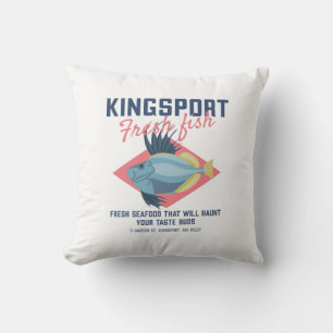Cojín Decorativo Kingsport Fresco Pescado Lovecraftian