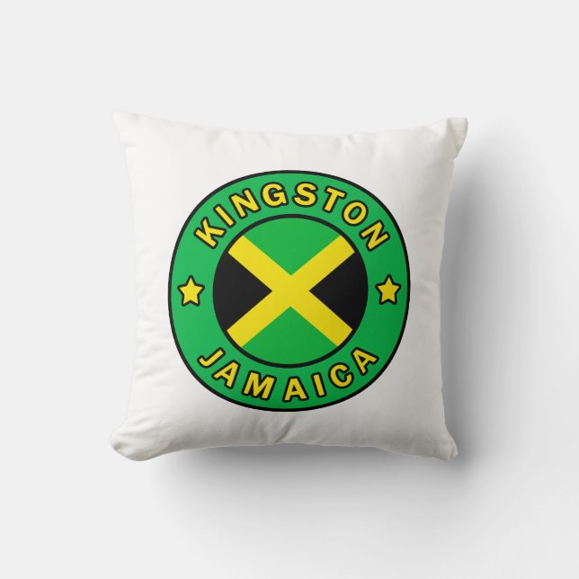 Cojín Decorativo Kingston Jamaica (Anverso)