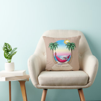 Cojín Decorativo KiniArt Bichon Dulces Sueños Playa