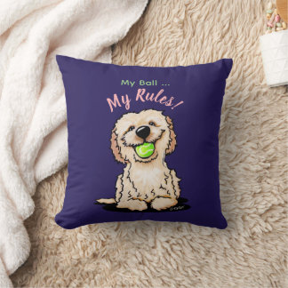 Cojín Decorativo KiniArt Goldendoodle MY BALL