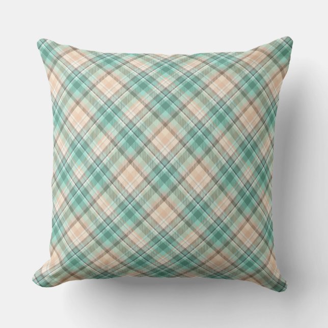 Cojín Decorativo KiniArt Marina Plaid (Anverso)