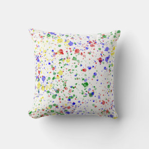 Cojín Decorativo KiniArt Paint Splatter Artista