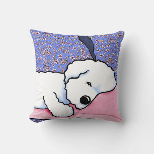 Cojín Decorativo KiniArt Perro Cansado Bichon