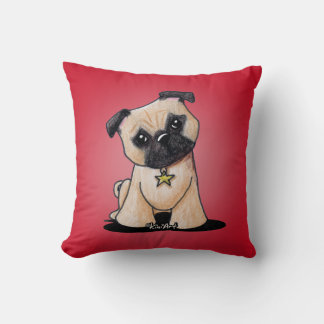 Cojín Decorativo KiniArt Pug American MoJo Pillow