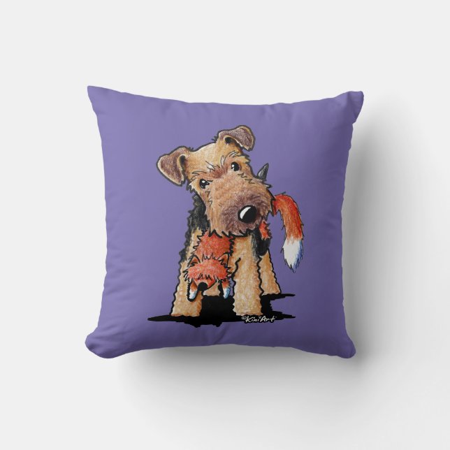 Cojín Decorativo KiniArt Welsh Terrier (Anverso)