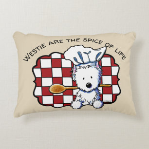 Cojín Decorativo KiniArt Westie Chef