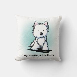 Cojín Decorativo KiniArt Westie Mejor Amigo