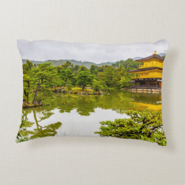 Cojín Decorativo Kinkaku-ji O Pabellón Y Estanques De Oro, Kioto