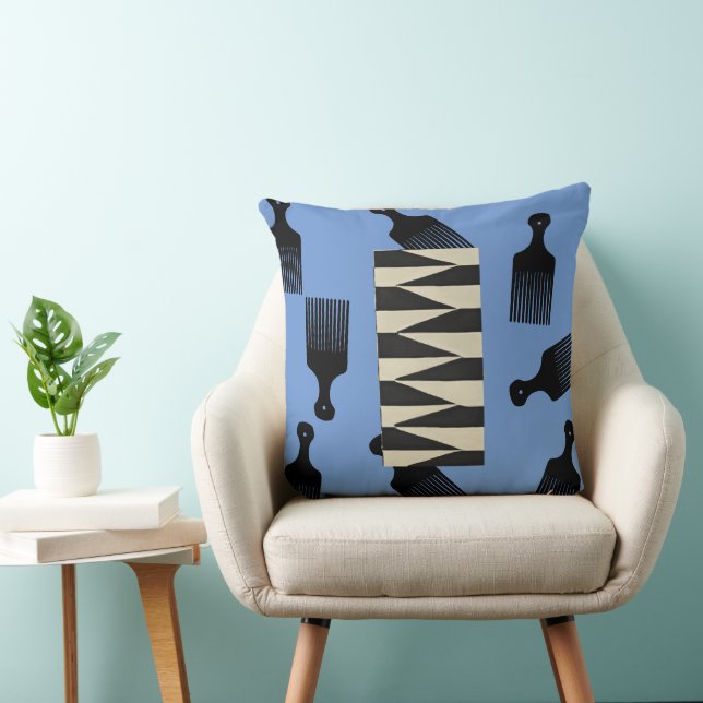 Cojín Decorativo Kit de soplo de afro (Silla)