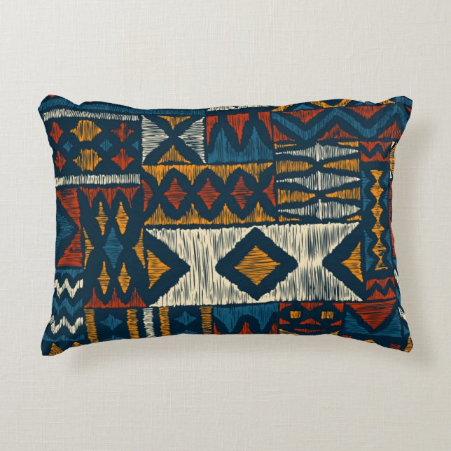 Cojín Decorativo Kitenge chitenge Pattern Africa (Anverso)