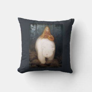 Cojín Decorativo Kittelsen - Rey del oso blanco Valemon