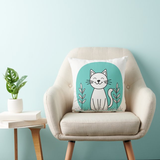 Cojín Decorativo Kitty Alegre (Silla)