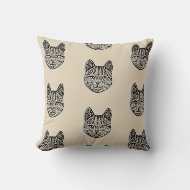 Cojín Decorativo Kitty Cat Pillow Purrfect (Anverso)