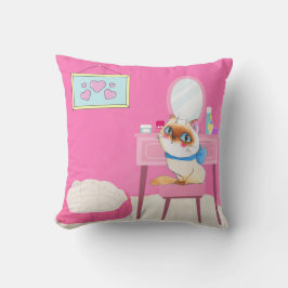 Cojín decorativo Kitty con mancha