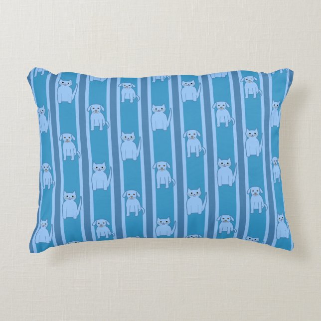 Cojín Decorativo Kitty & Puppy Stried (Anverso)