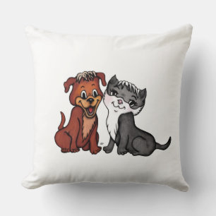 Cojín Decorativo Kitty y Puppy
