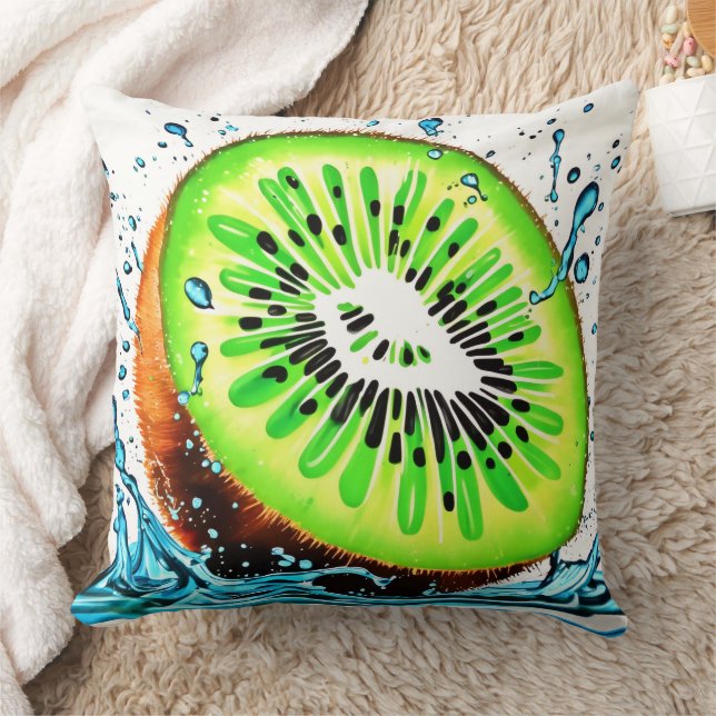 Cojín Decorativo Kiwi Splash of Fresness (Manta)