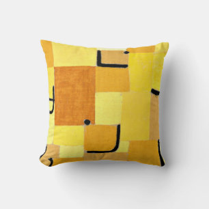Cojín Decorativo Klee - Caracteres en amarillo
