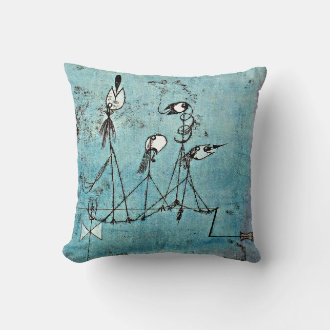 Cojín Decorativo Klee - Máquina de Twitter (Anverso)