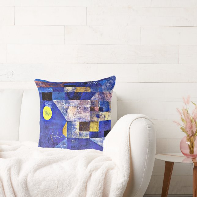 Cojín Decorativo Klee - Moonlight, pintura de Paul Klee, (Sofá)