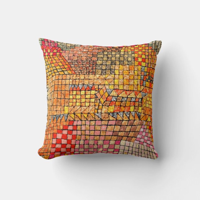 Cojín Decorativo Klee - Town Castle Kr. (Anverso)