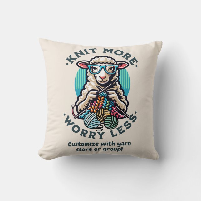 Cojín Decorativo Knit More (Anverso)