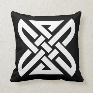 Cojín Decorativo Knot celta de 4 puntos