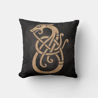 Cojín Decorativo Knot de dragón viking - Símbolo nórdico antiguo so