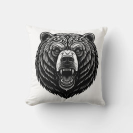 Cojín Decorativo Knot de los Guardianes: El Feroz Oso Celta Que Pue