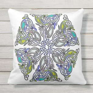 Cojín Decorativo Knotwork Celtic Tradicional