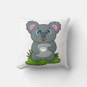 Cojín Decorativo Koala con café