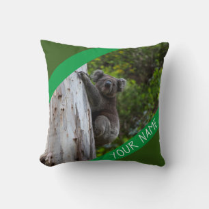 Cojín Decorativo Koala escalando un árbol Australia