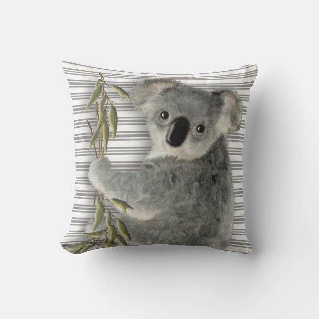 Cojín Decorativo Koala linda (Anverso)