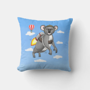 Cojín Decorativo Koala Oso Cohete