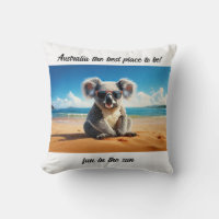Koala playa de arena Australia el mejor lugar para