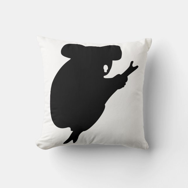 Cojín Decorativo Koala Silhouette (Anverso)