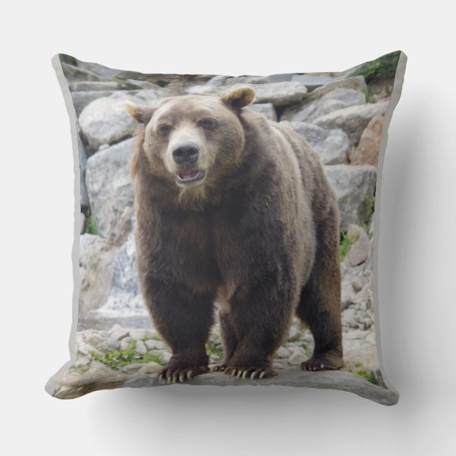 Cojín Decorativo Kodiak Bear (Anverso)