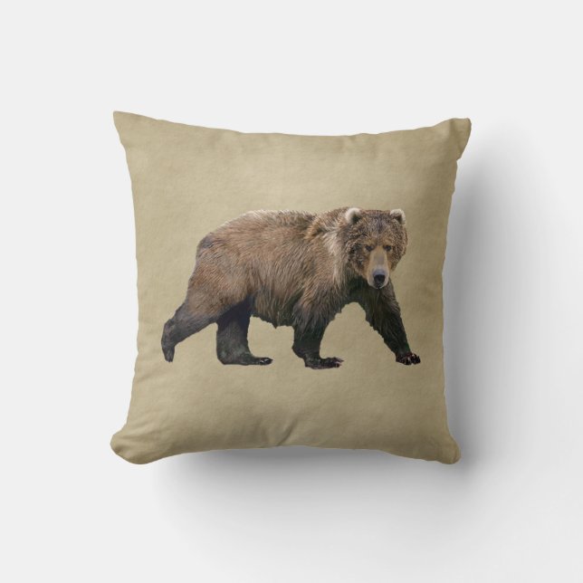 Cojín Decorativo Kodiak Bear (Anverso)