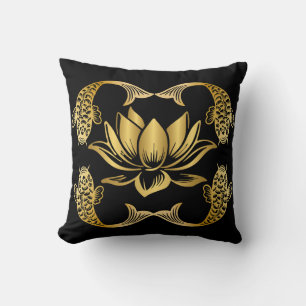 Cojín Decorativo Koi Around Lotus
