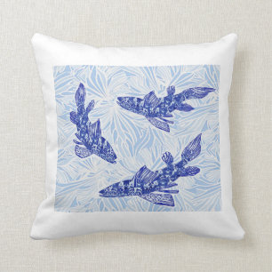 Cojín Decorativo koi del chinoiserie