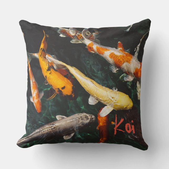 Cojín Decorativo Koi Fish (Anverso)