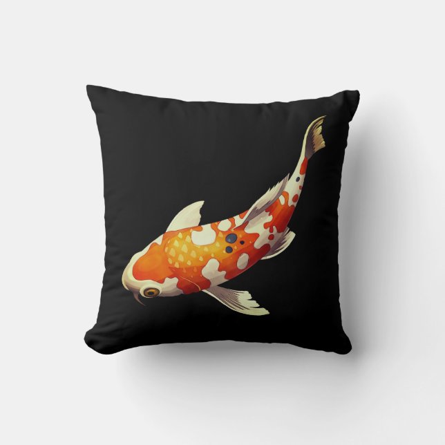 Cojín Decorativo Koi Fish japonés (Anverso)