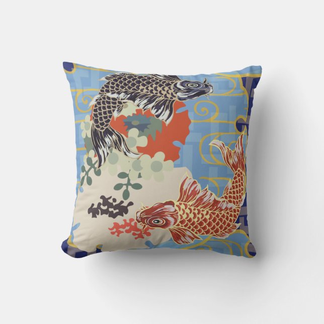 Cojín decorativo Koi Pond (Anverso)