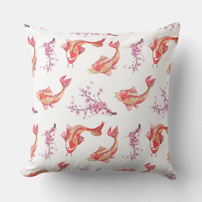 Cojín Decorativo Koi Pond (Anverso)