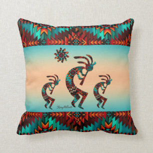 Cojín decorativo Kokopelli del Suroeste