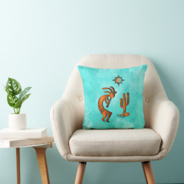 Cojín decorativo Kokopelli del Suroeste
