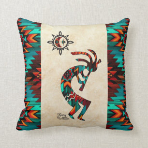 Cojín decorativo Kokopelli del Suroeste